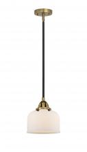  288-1S-BAB-G71 - Bell - 1 Light - 8 inch - Black Antique Brass - Cord hung - Mini Pendant