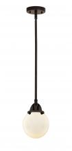  288-1S-OB-G201-6 - Beacon - 1 Light - 6 inch - Oil Rubbed Bronze - Cord hung - Mini Pendant