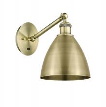  317-1W-AB-MBD-75-AB - Bristol - 1 Light - 8 inch - Antique Brass - Sconce