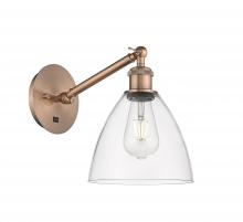  317-1W-AC-GBD-752 - Bristol - 1 Light - 8 inch - Antique Copper - Sconce