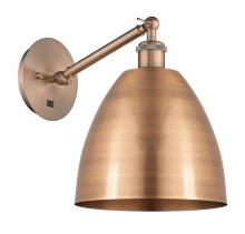  317-1W-AC-MBD-9-AC - Bristol - 1 Light - 9 inch - Antique Copper - Sconce