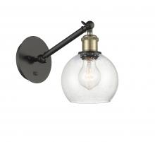  317-1W-BAB-G124-6 - Athens - 1 Light - 6 inch - Black Antique Brass - Sconce