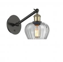  317-1W-BAB-G92 - Fenton - 1 Light - 7 inch - Black Antique Brass - Sconce