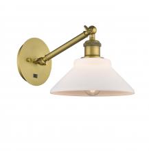  317-1W-BB-G131 - Orwell - 1 Light - 8 inch - Brushed Brass - Sconce