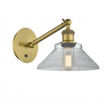  317-1W-BB-G132 - Orwell - 1 Light - 8 inch - Brushed Brass - Sconce