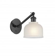  317-1W-BK-G411 - Dayton - 1 Light - 6 inch - Matte Black - Sconce