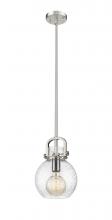  410-1SS-SN-G410-8SDY - Newton Sphere - 1 Light - 8 inch - Satin Nickel - Mini Pendant