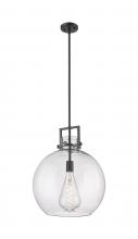  411-1SL-BK-G410-16SDY - Newton Sphere - 1 Light - 16 inch - Matte Black - Pendant