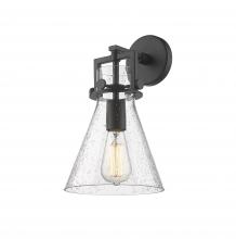  411-1W-BK-G411-8SDY - Newton Cone - 1 Light - 8 inch - Matte Black - Sconce