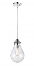  414-1S-PC-G4144-8 - Genesis - 1 Light - 8 inch - Polished Chrome - Cord hung - Mini Pendant