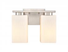  419-2W-SN-W - Juneau - 2 Light - 11 inch - Satin Nickel - Bath Vanity Light