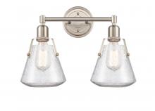  422-2W-SN-7SDY - Luna - 2 Light - 18 inch - Satin Nickel - Bath Vanity Light