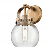  423-1W-BB-G410-6SDY - Pilaster II Sphere - 1 Light - 7 inch - Brushed Brass - Sconce