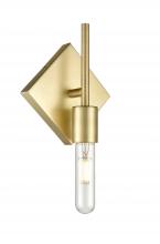  425-1W-SB-T10LED - Mia - 1 Light - 6 inch - Satin Brass - Sconce