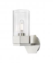  427-1W-SN-G427-9CL - Claverack - 1 Light - 6 inch - Satin Nickel - Sconce