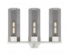  427-3W-SN-G427-14SM - Claverack - 3 Light - 22 inch - Satin Nickel - Bath Vanity Light