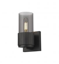  428-1W-BK-G428-7SM - Bolivar - 1 Light - 5 inch - Matte Black - Sconce