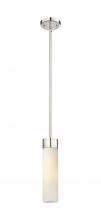  429-1S-PN-G429-11WH - Empire - 1 Light - 3 inch - Polished Nickel - Pendant