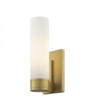  429-1W-BB-G429-11WH - Empire - 1 Light - 5 inch - Brushed Brass - Sconce