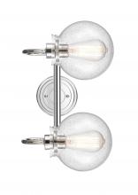  437-2W-PC-SDY - Olivia - 2 Light - 17 inch - Polished Chrome - Bath Vanity Light