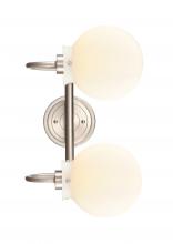  437-2W-SN-G4371 - Olivia - 2 Light - 17 inch - Satin Nickel - Bath Vanity Light