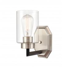  441-1W-BSN-G4412-LED - Mila - 1 Light - 4 inch - Black Satin Nickel - Sconce