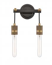  444-2W-BAB - Ellis - 2 Light - 9 inch - Black Antique Brass - Bath Vanity Light