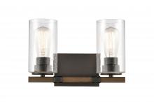  445-2W-BK-SDY - Westlake - 2 Light - 13 inch - Matte Black - Bath Vanity Light