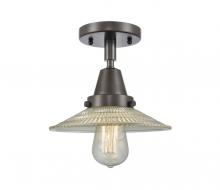  447-1C-OB-G2 - Halophane - 1 Light - 9 inch - Oil Rubbed Bronze - Flush Mount