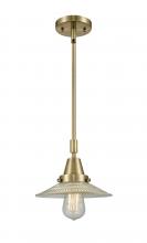  447-1S-AB-G2 - Halophane - 1 Light - 9 inch - Antique Brass - Mini Pendant