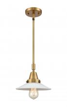  447-1S-BB-G1 - Halophane - 1 Light - 9 inch - Brushed Brass - Mini Pendant