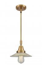  447-1S-BB-G2 - Halophane - 1 Light - 9 inch - Brushed Brass - Mini Pendant