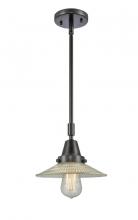  447-1S-BK-G2 - Halophane - 1 Light - 9 inch - Matte Black - Mini Pendant