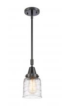  447-1S-BK-G513 - Bell - 1 Light - 5 inch - Matte Black - Mini Pendant