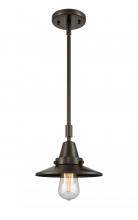  447-1S-OB-M5 - Railroad - 1 Light - 8 inch - Oil Rubbed Bronze - Mini Pendant