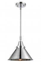  447-1S-PC-M10-PC - Briarcliff - 1 Light - 10 inch - Polished Chrome - Mini Pendant