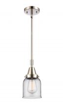  447-1S-PN-G52 - Bell - 1 Light - 5 inch - Polished Nickel - Mini Pendant