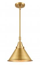  447-1S-SG-M10-SG - Briarcliff - 1 Light - 10 inch - Satin Gold - Mini Pendant