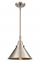  447-1S-SN-M10-SN - Briarcliff - 1 Light - 10 inch - Brushed Satin Nickel - Mini Pendant