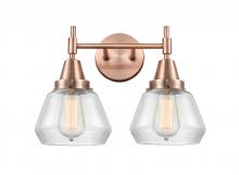  447-2W-AC-G172 - Fulton - 2 Light - 16 inch - Antique Copper - Bath Vanity Light