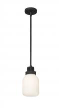  472-1S-TBK-G472-6WH - Somers - 1 Light - 6 inch - Textured Black - Pendant