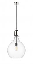  492-1S-PN-G582-16 - Amherst - 1 Light - 16 inch - Polished Nickel - Stem hung - Pendant