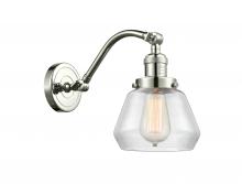  515-1W-PN-G172 - Fulton - 1 Light - 7 inch - Polished Nickel - Sconce