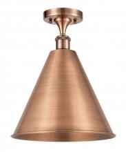  516-1C-AC-MBC-16-AC - Berkshire - 1 Light - 16 inch - Antique Copper - Semi-Flush Mount