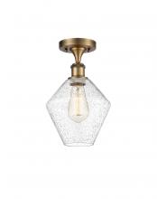  516-1C-BB-G654-8 - Cindyrella - 1 Light - 8 inch - Brushed Brass - Semi-Flush Mount