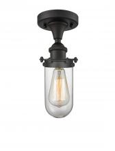  516-1C-OB-CE231-CL - Kingsbury - 1 Light - 4 inch - Oil Rubbed Bronze - Flush Mount