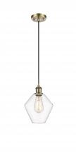  516-1P-AB-G652-8 - Cindyrella - 1 Light - 8 inch - Antique Brass - Cord hung - Mini Pendant