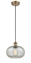  516-1P-BB-G249 - Gorham - 1 Light - 10 inch - Brushed Brass - Cord hung - Mini Pendant