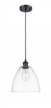  516-1P-OB-GBD-92 - Bristol - 1 Light - 9 inch - Oil Rubbed Bronze - Cord hung - Mini Pendant