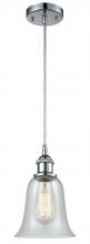  516-1P-PC-G2812 - Hanover - 1 Light - 6 inch - Polished Chrome - Cord hung - Mini Pendant